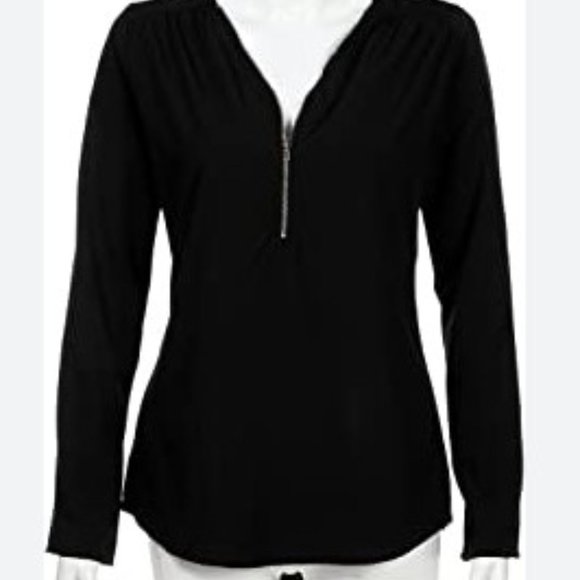 Dynamite Zipper Lightweight Sweater - Picture 3 of 3